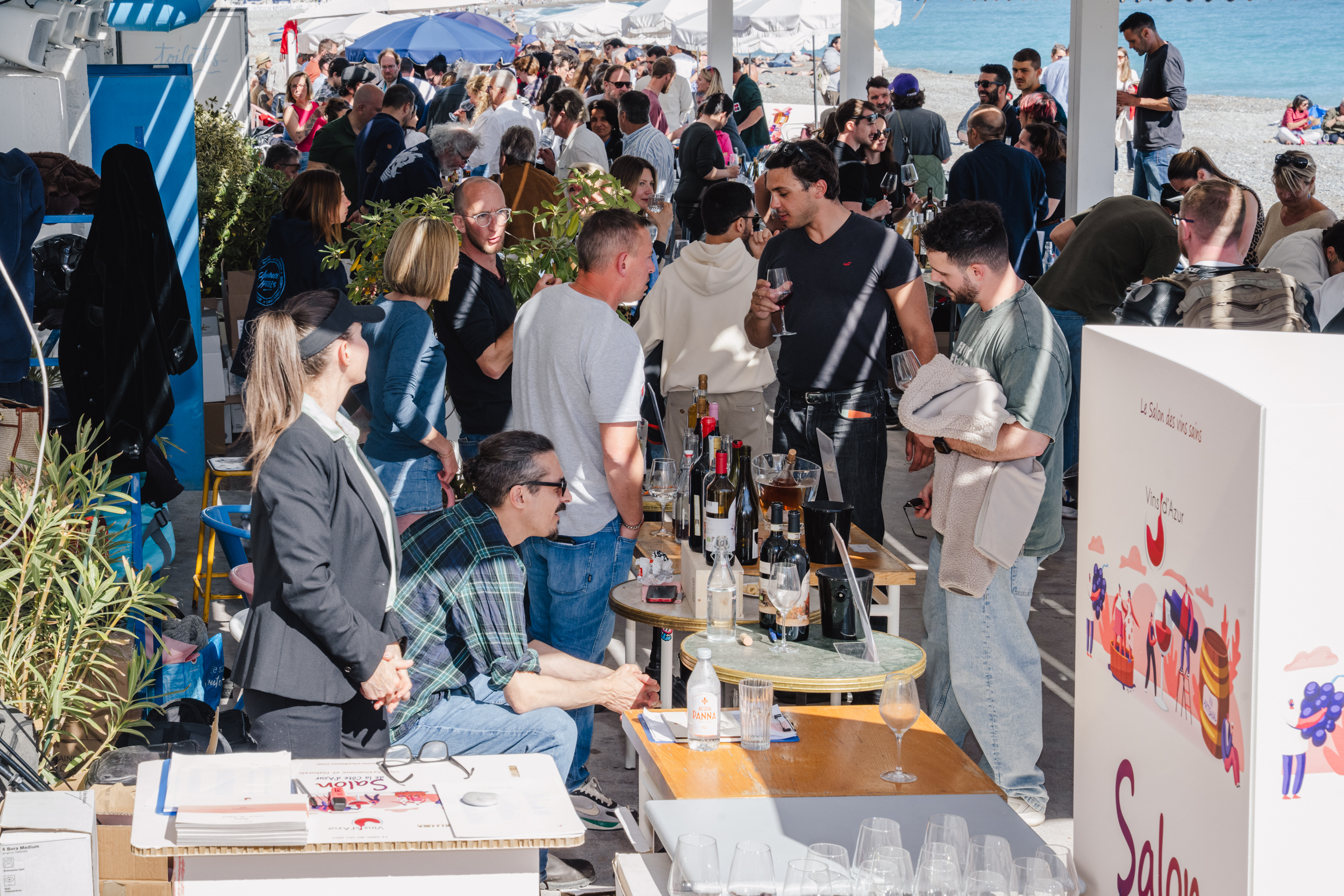Le salon dégustation des vins